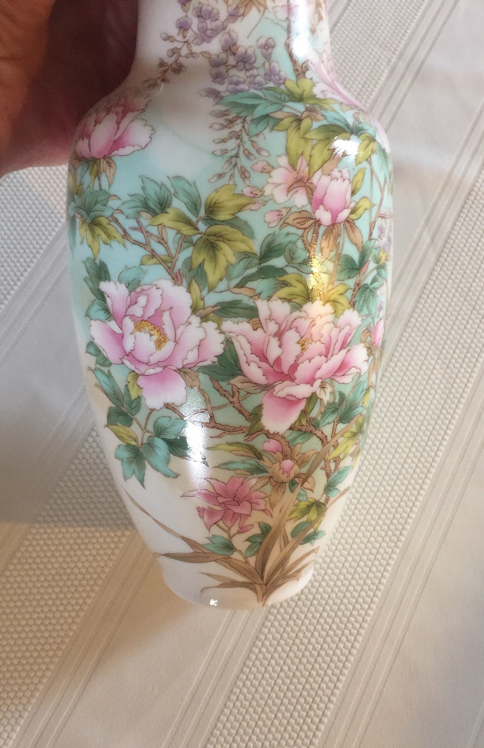 Fine Porcelain Shibata Vase Vintage Japanese Etsy