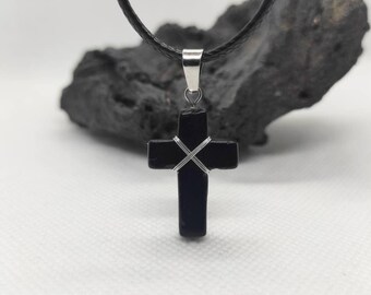 Mens Onyx Necklace - Etsy UK