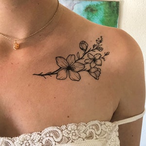 10 Sexy Tattoo Designs For Your Collarbone Womens Edition  by Sanskriti  Khanna  Medium