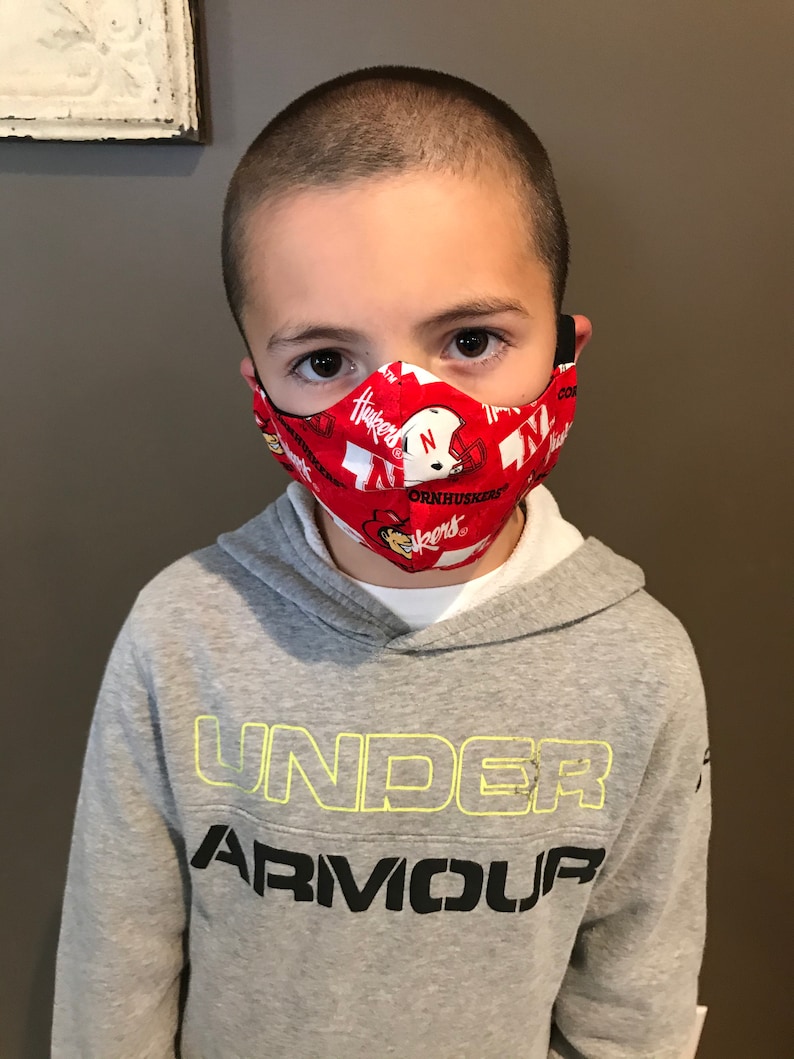 Nebraska Husker face mask Etsy