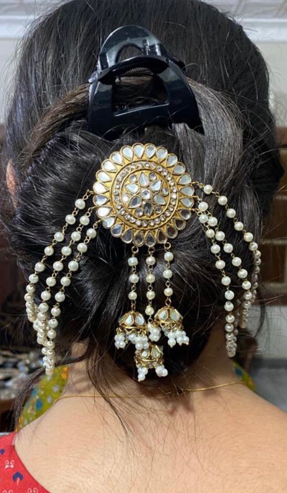 Kundan Hair Accesseries Judah Kundan Jewelry Indian Jewelry
