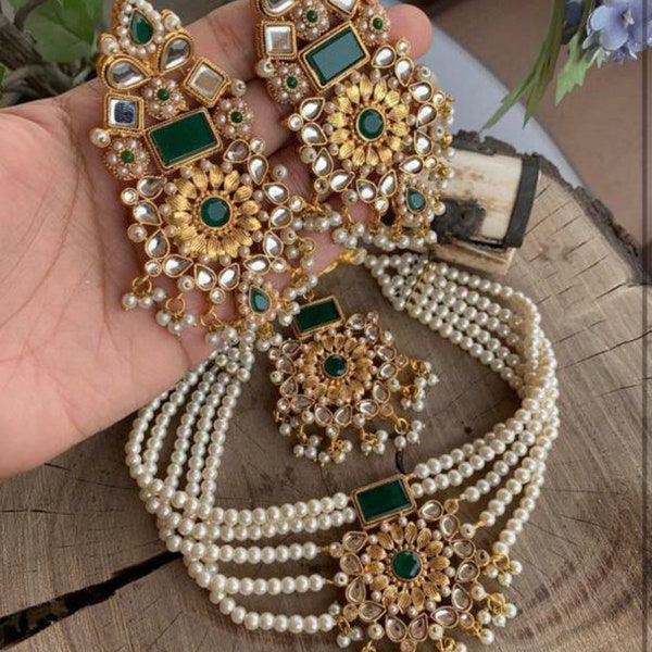 Kundan jewelry, indian jewelry, pakistani jewelry, fashion jewelry, meena kari jewelry, meena set, mala set , bridal set, indian kundan mala