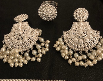 Pure Silver Jewelry 92.5 Silver Jewelry Chandi Set Silver Choker