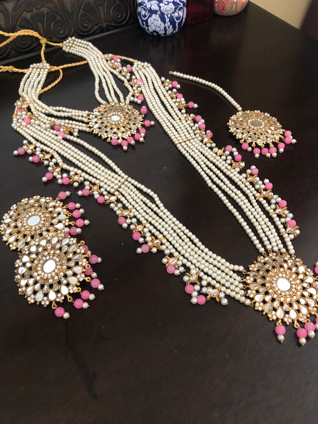 Women Hair Accessories Girls Hair Piece Indian Jewelry Pakistani Hair  Jewelry for Women Head Jewelry Gift for Her Kundan Bridal Party Wear 