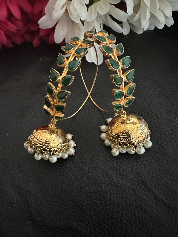 OS - Gold chunky hoop earring Gold Vermeil Earring hypoallergenic / gold hoop  earrings / Hammered hoops / thick hoop earrings for gift Q-281 - DLUXCA