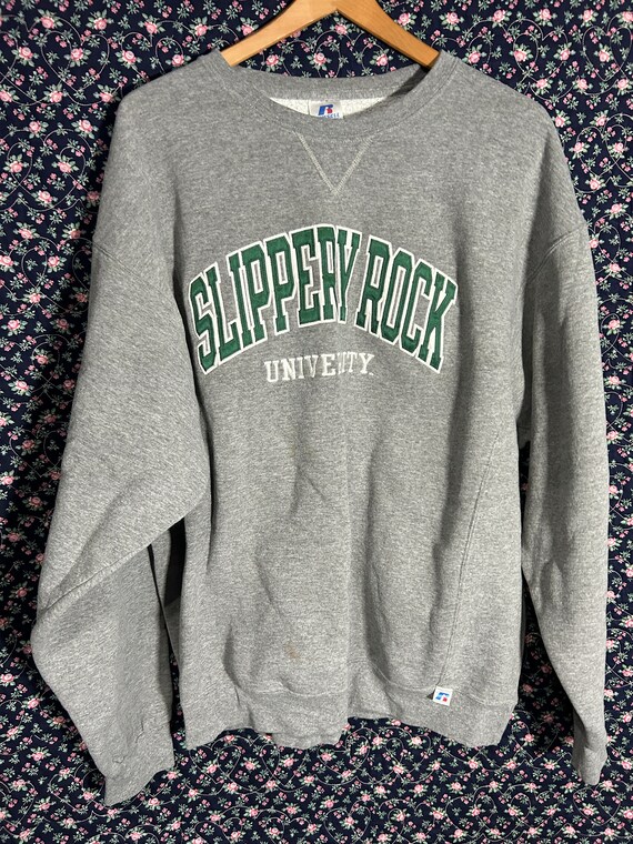 Vintage Slippery Rock University crewneck sweatshi