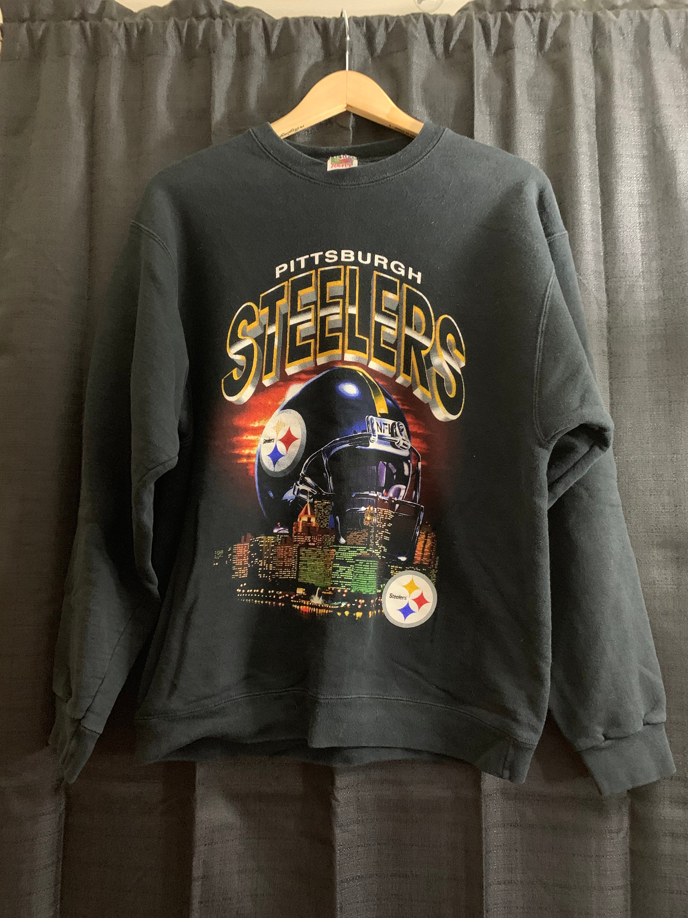 pittsburgh steelers crew sweatshirt