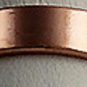 Flat Solid Copper Ring: Raw Material Jewelry Making