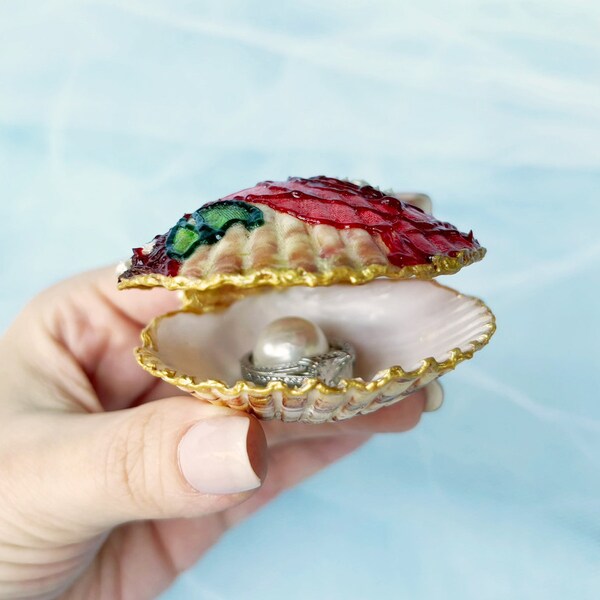 Seashell Ring Box - Etsy