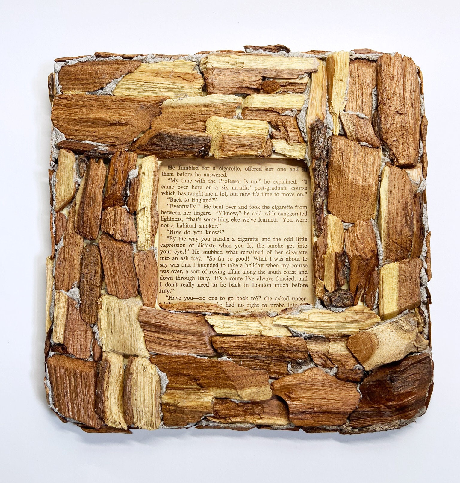 Wooden Photo Frames 4x4 Natural Wood Cold Frame Photo Holder Etsy