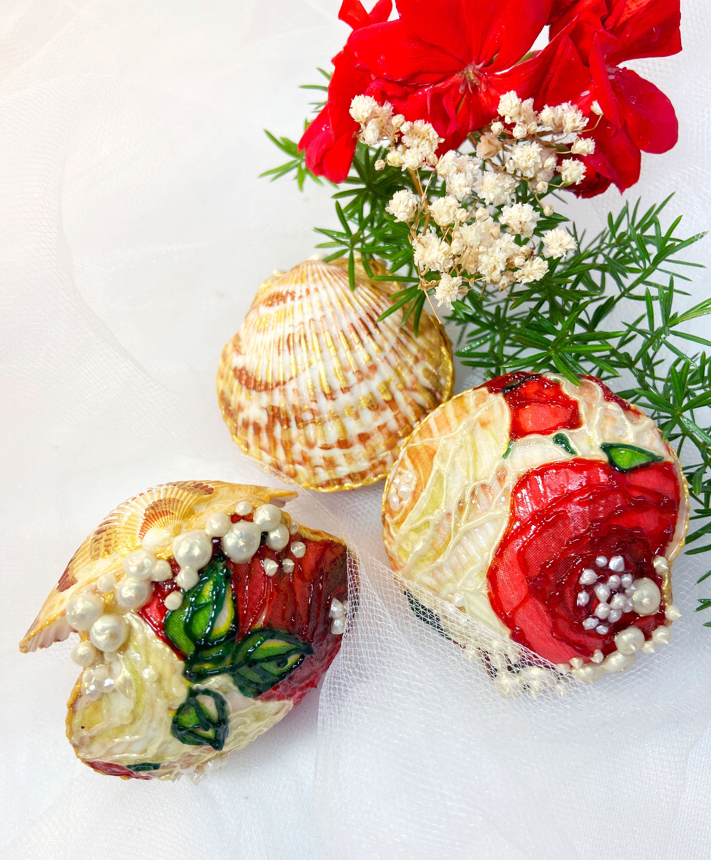 Seashell Engagement Ring Box Ravenclawacrylic Wedding Ring Boxshell