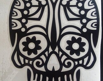 Tribal Skelton Vinyl Decal