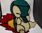 Stained Glass Cyndaquil - Pokemon Johto Starter