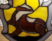 Stained Glass Hogwarts Hufflepuff Crest