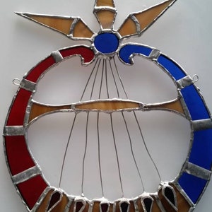 Legend of Zelda Stained Glass Harp of Ages
