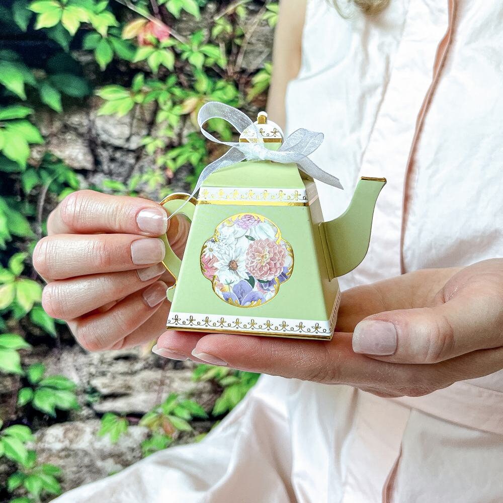 Tea Time DIY Party Favor Boxesassorted Colors set of 24 Etsy