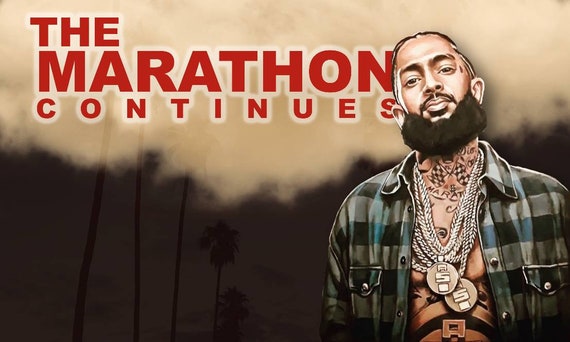 Marathon clothing  TMC フラッグ　バナー　ニプシーハッスル Nipsey Hussle TMC Flag Keychain The Marathon Continues | eBay