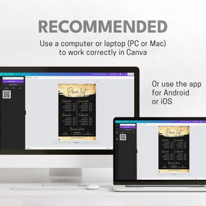 Editable Printable Price List Template Poster for Small Business, Price ...