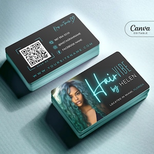 Modello di biglietti da visita di bellezza, modello di carta fedeltà, tessere fedeltà per saloni di bellezza, parrucchiere, estetista, estetista, estetista, MUA Beauty Loyalty Card