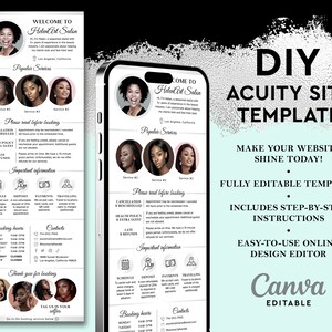 Minimalism Style Acuity Scheduling Template, Makeup Booking Site ...