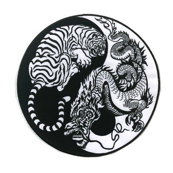 Patch l Yin Yang Dragon & Tigre