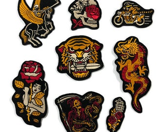 Patch Set l Dark Love 8Pcs