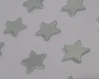 24 Fondant 1 inch stars cake topper / cupcake topper