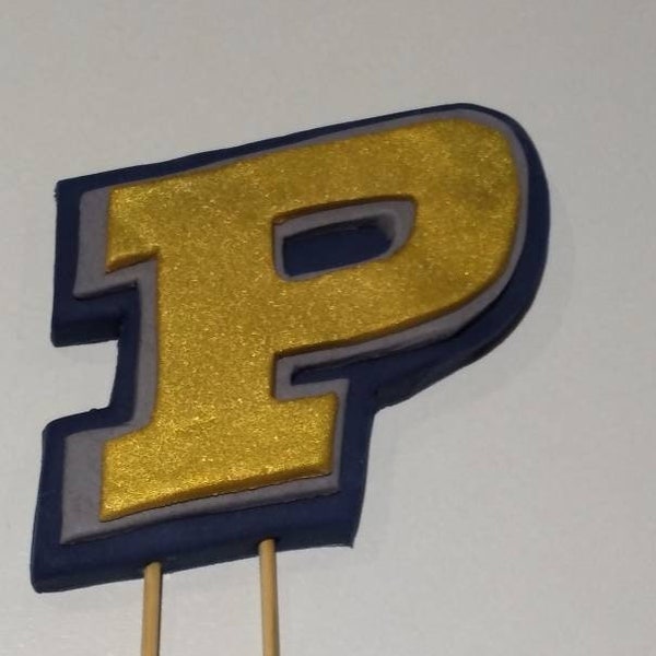 Fondant "P" Purdue College