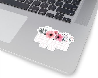 Steno Keyboard Art Kiss-Cut Stickers
