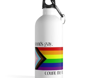 LGBTQ Pride Stainless Steel Water Bottle