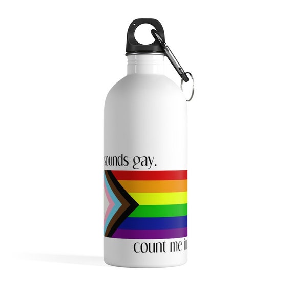 LGBTQ Pride Bottle Etsy Steel Stainless - Water