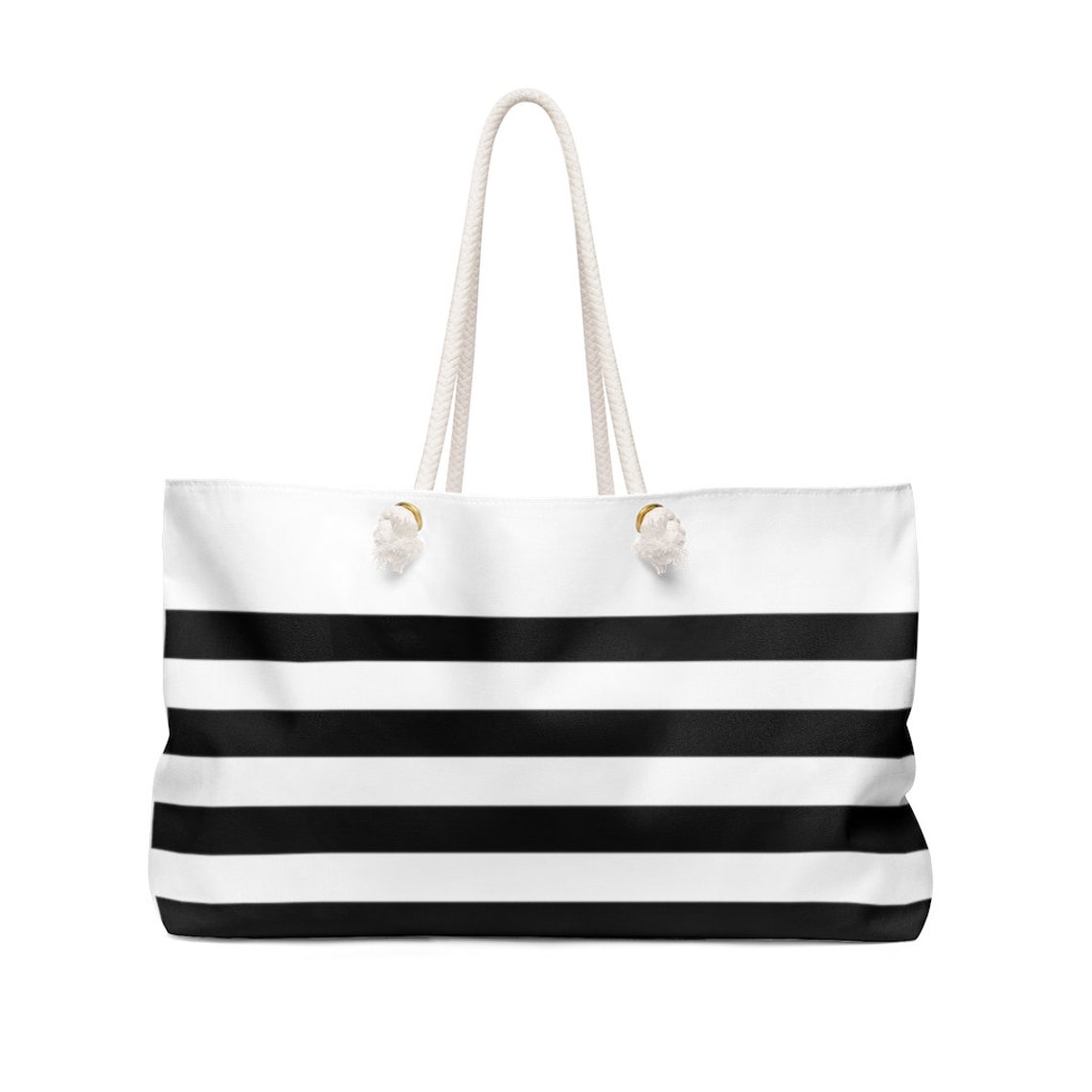 Kitties on Stripes Weekender Bag