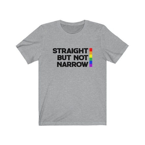 Straight Not Narrow Ally Retro T-Shirt Straight Not Narrow Ally Retro T-Shirt