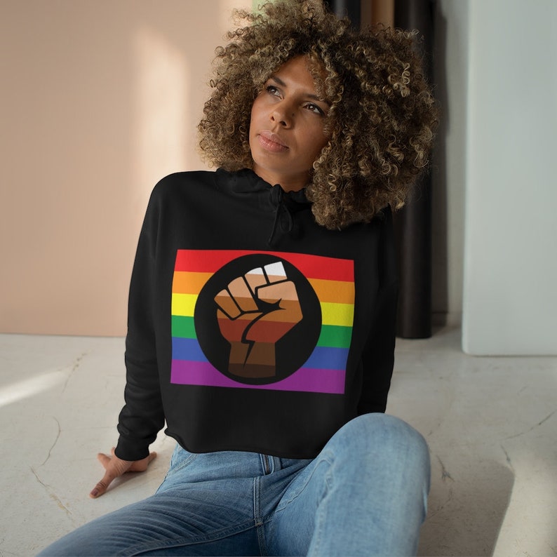 LGBTQ Pride Crop Hoodie