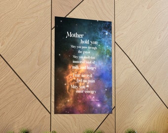 ACOTAR Inspired Mother Hold You Prayer Premium Matte vertical posters * Officially Licensed *