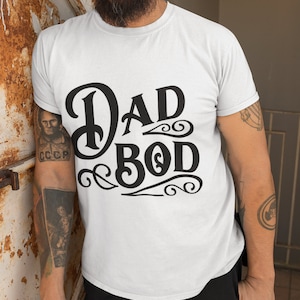 Dad Bod Mens Ultra Cotton Tee, Dad Bog Graphic T-Shirt, Dad Bod Shirt, Dad Bod Shirt For Guys, Dad Bod Gift For Him, Dad Bod Gift Shirt