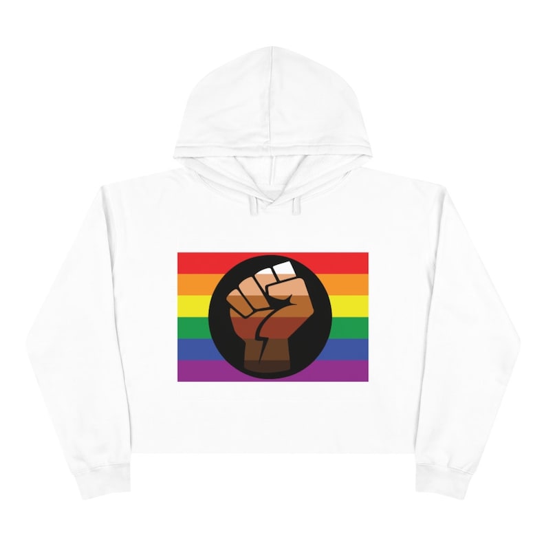 LGBTQ Pride Crop Hoodie