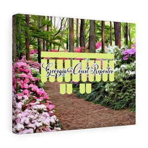 Georgia Court Reporter Canvas Gallery Wraps