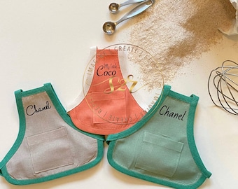 Delantal personalizado para mascotas: disfraz de algodón personalizado para perros y gatos