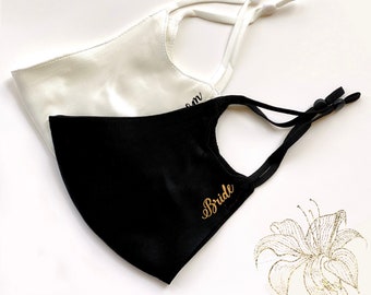 Mascarilla facial de seda para el Sr. y la Sra., regalo para despedida de soltera