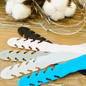 Adjustable Face Mask Ear Saver: Soft Silicone Comfort Hook