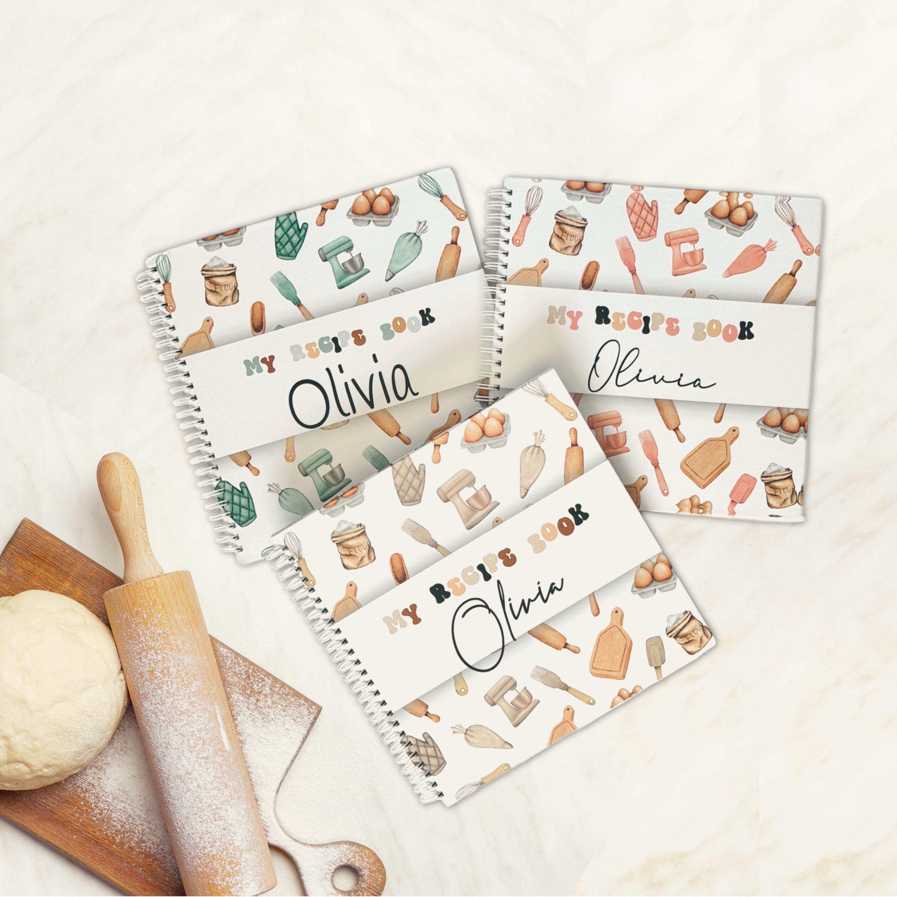 Personalized Kids Recipe Book, Custom Cookbook, Christmas Gift