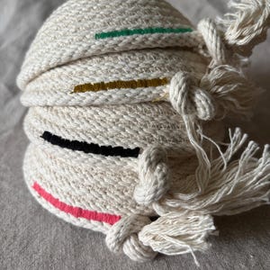 Mini tigela de corda