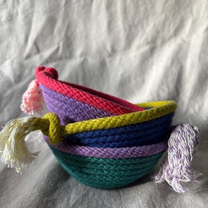 Mini tigela de corda