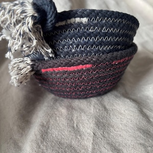 Mini tigela de corda