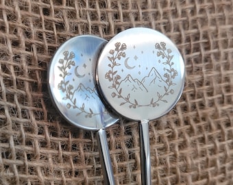 Mountain beverage stirrer, coffee stirrer, cocktail stirrer