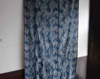Indigo-dyed fabric from the Taisho era to the early Showa era.