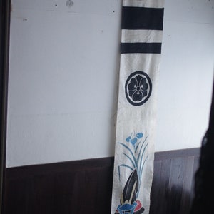 Vintage cotton Hand-painted banner.