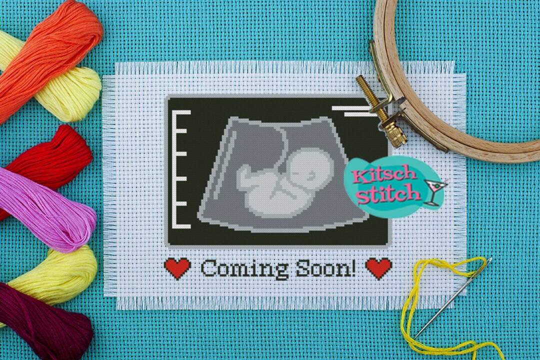 Digital Download - Cross Stitch - PDF Pattern - 14 Count - Baby ...