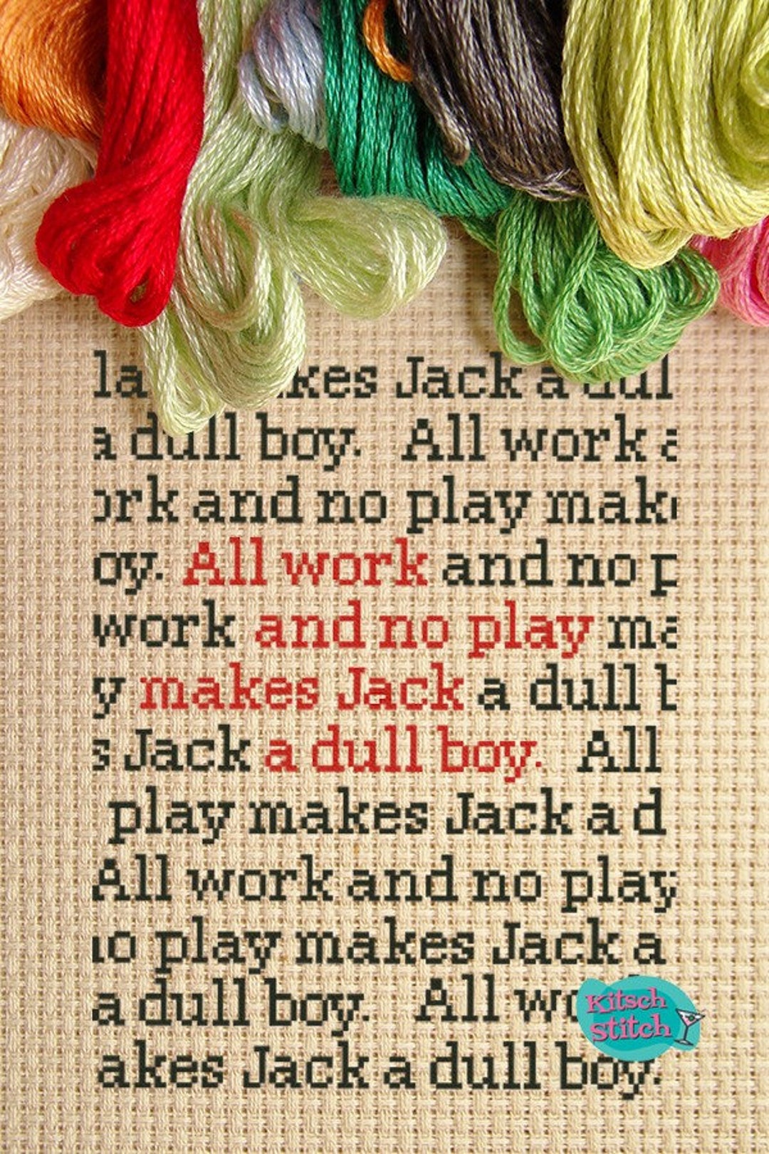 Digital Download - Cross Stitch - PDF Pattern - 14 Count - Stitch Chart ...